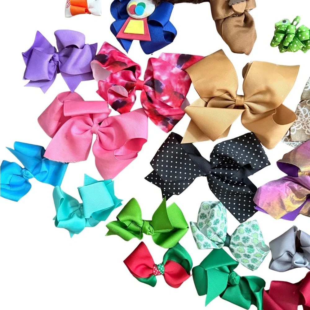 Colorful Hair‎ Bow Collection 24 Pieces